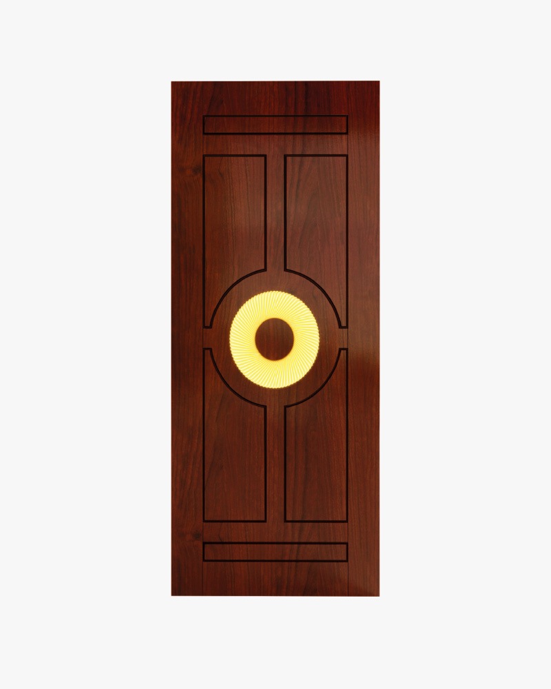  Wooden Solid Door-HSWD-315 (82 x 33)