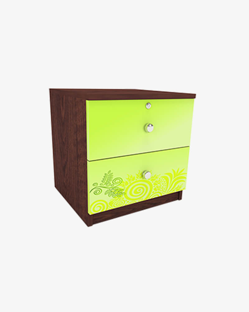 Nandonik Bed Side Cabinet-HBCH-107 (Emerald)