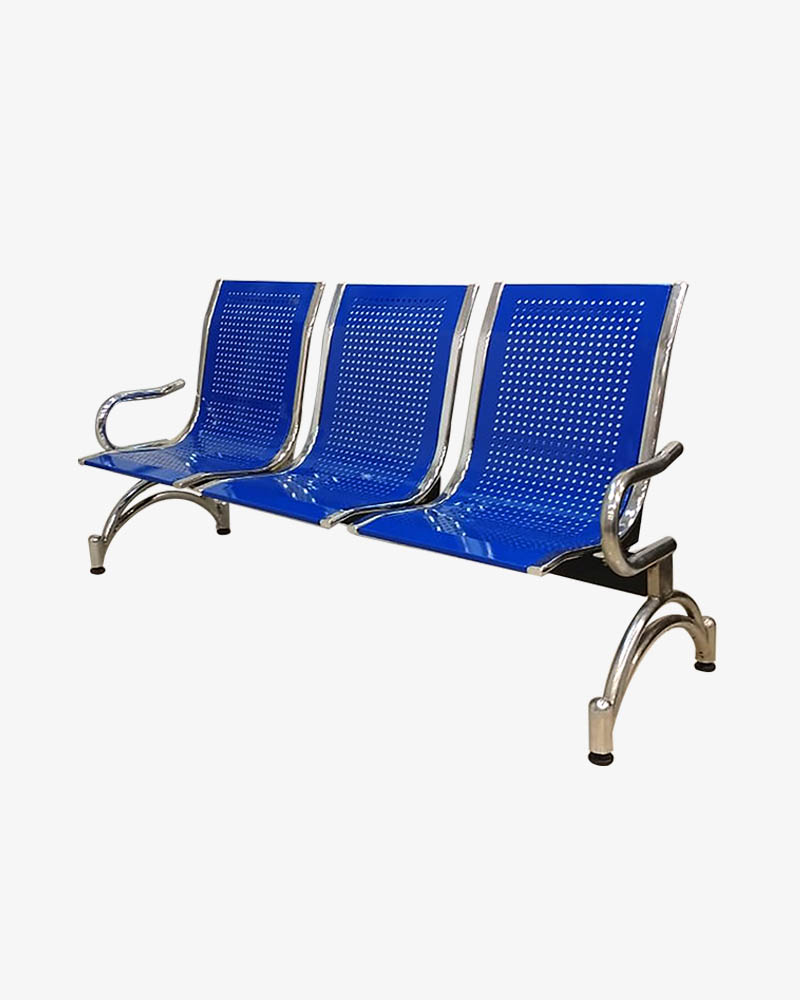 Waiting Chair 3 Seater-HCFW-204 (Border Chrome) Own