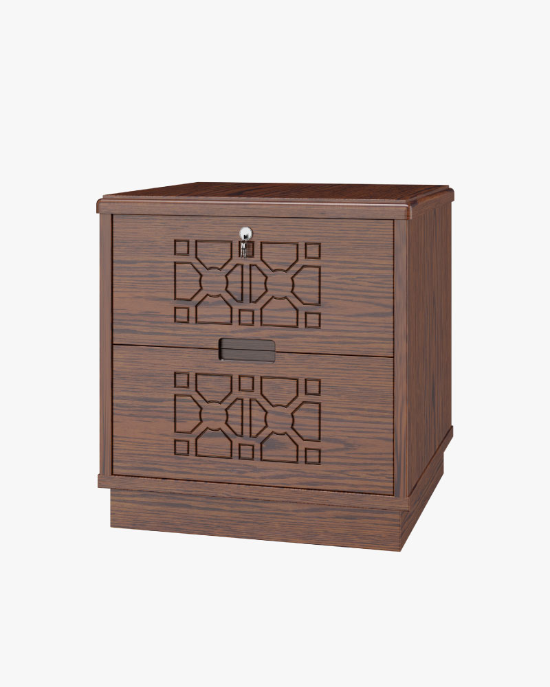 Wooden Bed Side Cabinet-HBCH-305-1-10