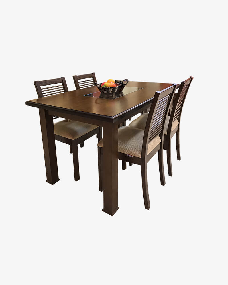 Wooden Dining Full Set-HTDH-302,HCFD-302 (1+4)