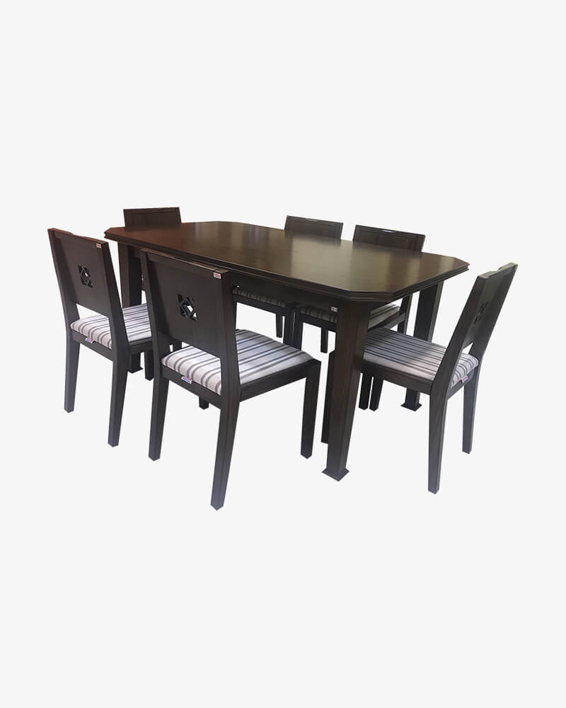 Wooden Dining Full Set-HTDH-303,HCFD-303 (1+6)