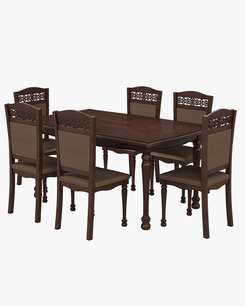 Wooden Dining Full Set-HTDH-313,HCFD-313 (1+6)