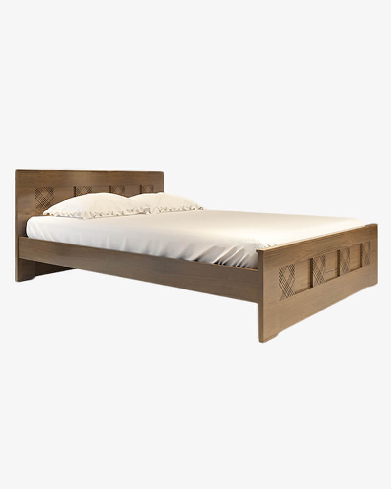 Wooden Double Bed-HBDH-301