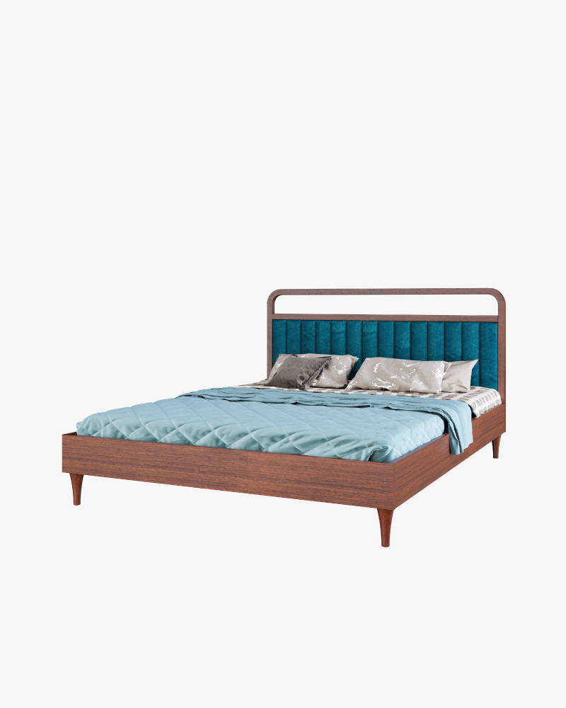 Wooden Double Bed-HBDH-317