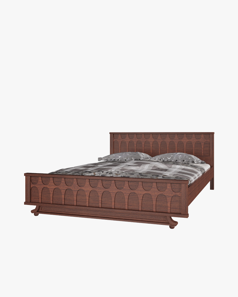 Wooden Double Bed- HBDH-321