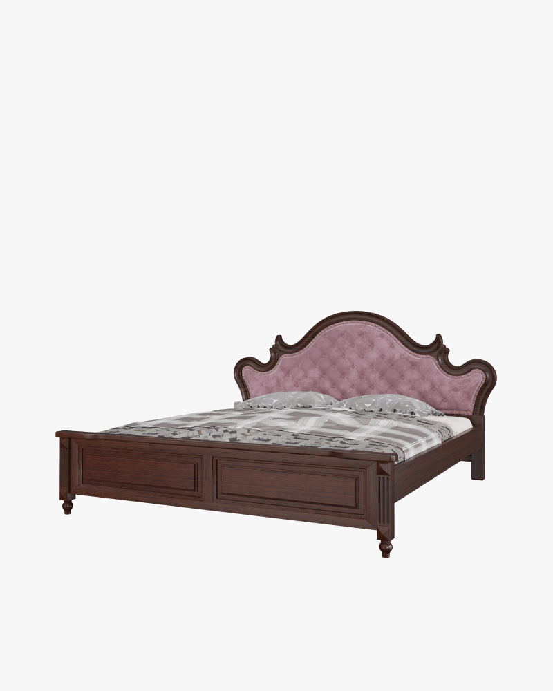 Wooden Double Bed- HBDH-322