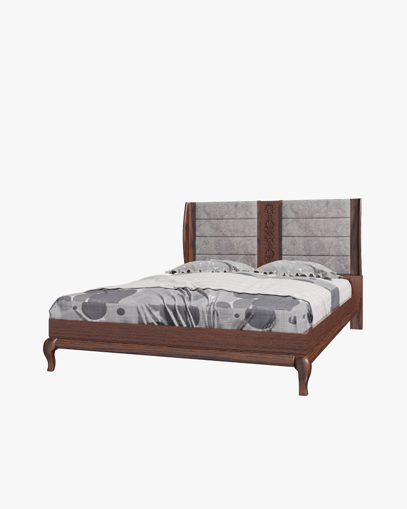 Wooden Double Bed- HBDH-324