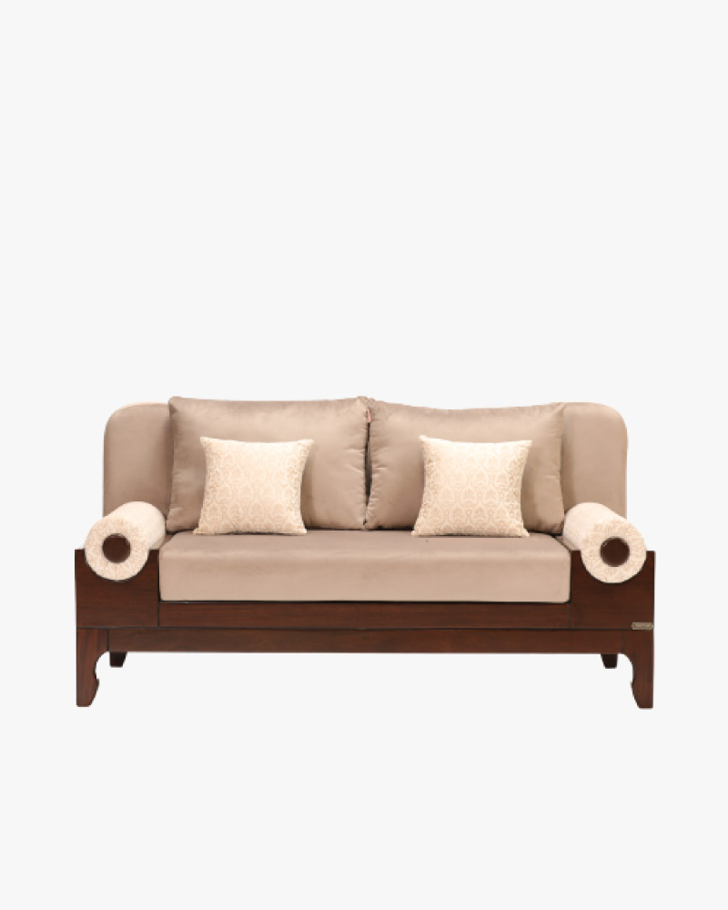 Wooden Double Sofa-HSDC-345