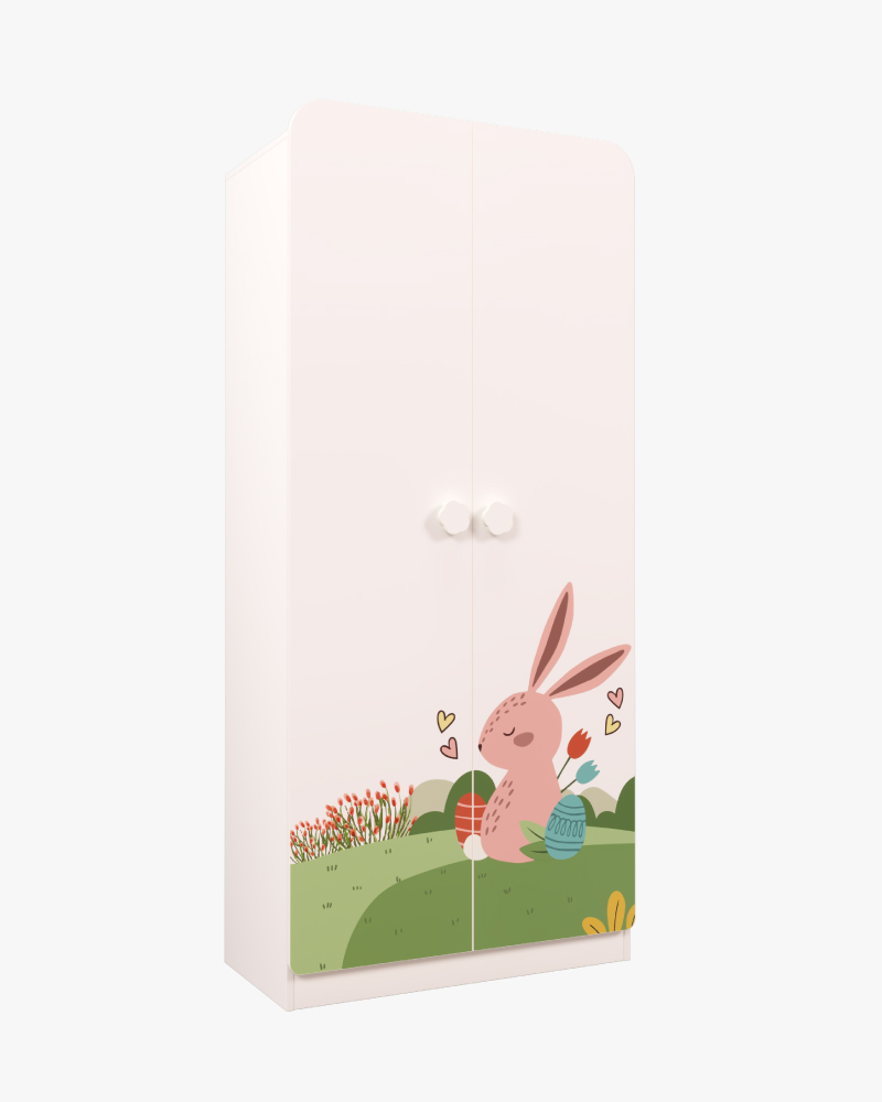 Wooden Kids Cupboard-HKCBH-302 (Bunny Rabbit)