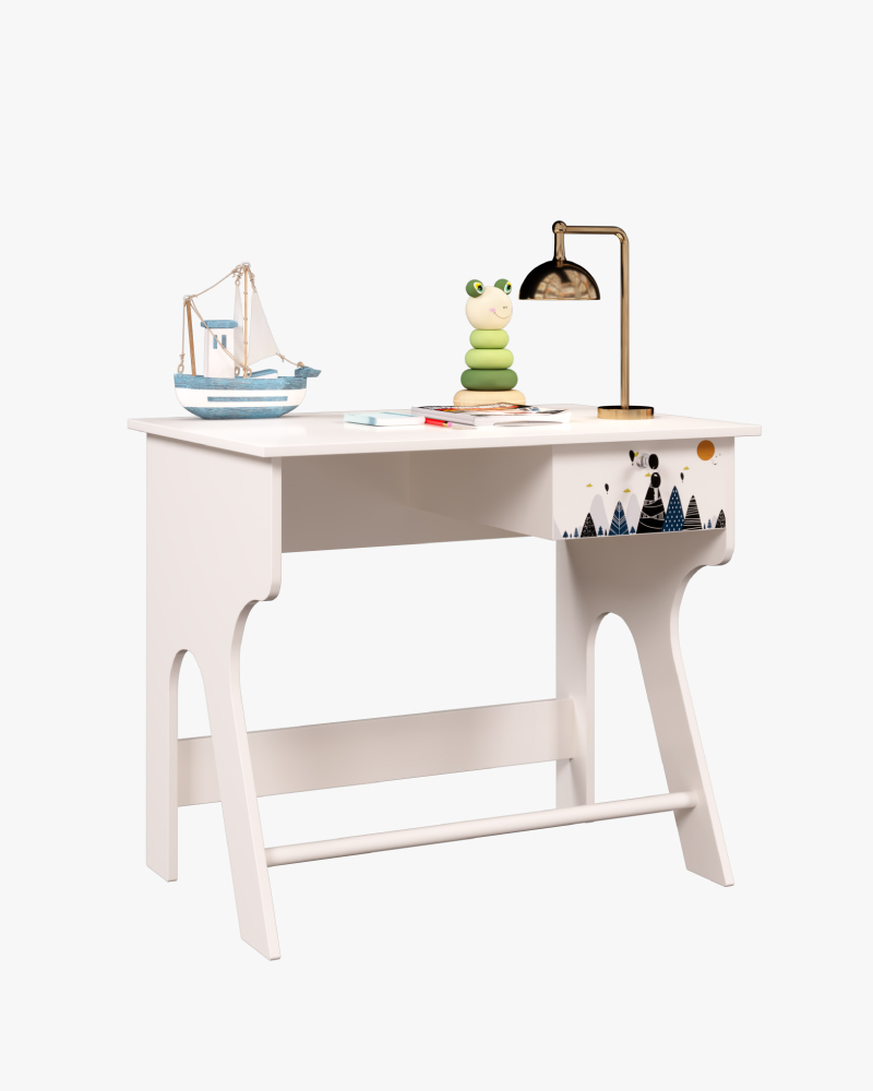 Wooden Kids Reading Table-HKRTH-303 (Blue Mountains)