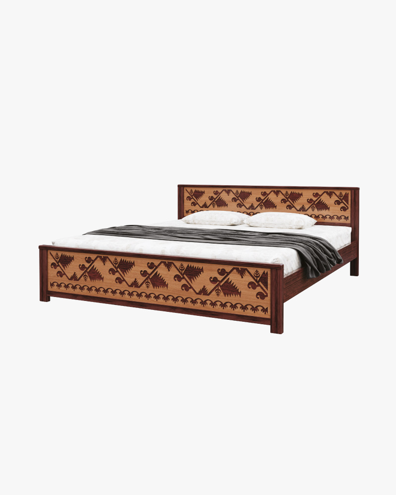 Wooden King Bed