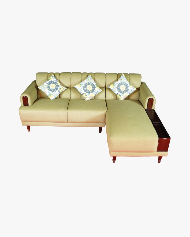 Wooden L-Shape Sofa-HLSS-304