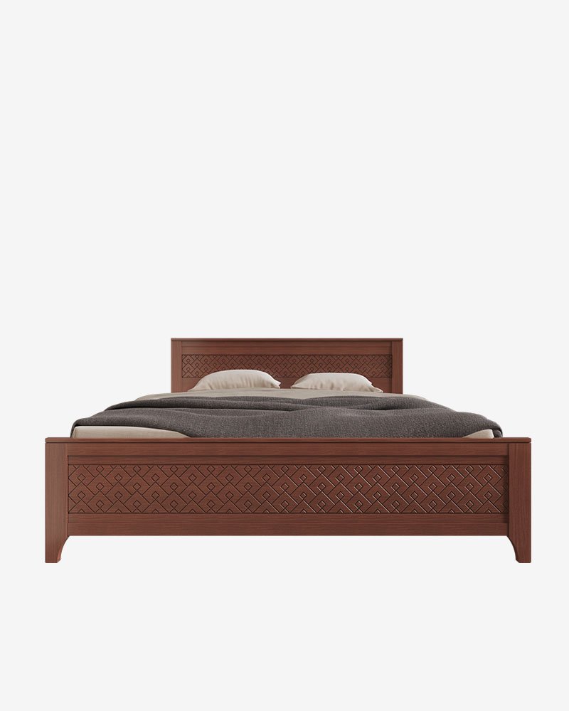 Wooden Single Bed-HBSH-316