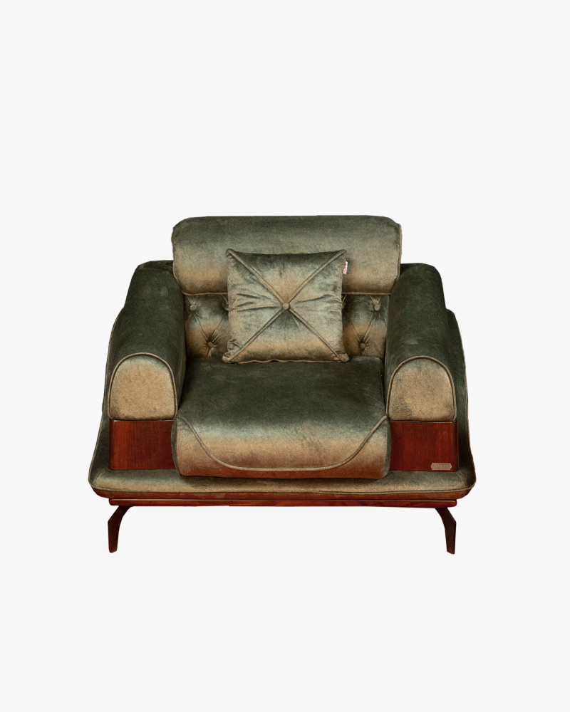 Wooden Single Sofa-HSSC-355